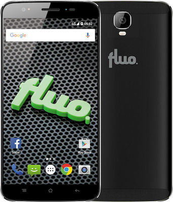 Fluo K (2GB/16GB) Single SIM Μαύρο