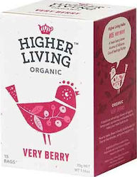 Higher Living Very Berry Μείγμα Βοτάνων Βιολογικό 15 Φακελάκια 300gr