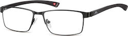 Montana Eyewear Men's Prescription Eyeglass Frames Black MM613