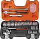 Bahco Set Ratchet 1\2" 24pcs