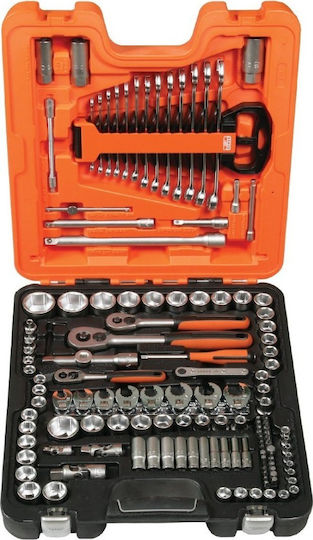 Bahco Ratschen- & Steckschlüssel-Sets 1\2" & 1\4" & 3\8" 138Stück