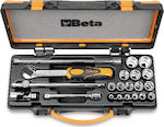 Beta Set Ratchet 3\8" 22pcs