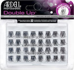 Ardell Double Up 32 Individuals Lashes Knotted Flare Trio Eyelash Clusters in Black color 66495