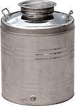 Maffei Stainless Steel Container with Screw Lid 15lt 15000