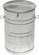 Biofan Stainless Steel Container Half-lid Open Top/Flat Bottom 75lt 15012