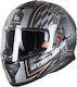 MT Thunder 3 SV Isle of Man Full Face Helmet with Sun Visor ECE 22.05 1550gr Matt Black/Gold MTHKRA245