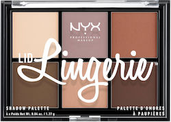 Nyx Professional Makeup Lid Lingerie Παλέτα με Σκιές Ματιών σε Στερεή Μορφή Πολύχρωμη 1.37gr