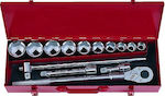 Force Set Ratchet 3\4" 14pcs