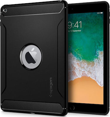 Spigen Rugged Armor Back Cover Μαύρο (iPad 2017/2018 9.7")