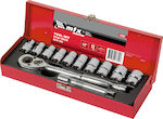 MTX Set Ratchet 1\2" 12pcs