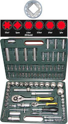 Dehco Tools Spline Комплект Кестени с Орехчета 1/2" и 1/4" 94 Бройки
