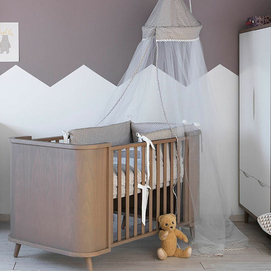 IRA Baby Crib Nest Brown for Mattress 70x140cm