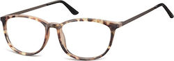 Sunoptic Eyeglass Frame Brown Tortoise CP143E