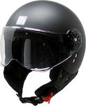 Motocubo Jeko Black Matt Motorradhelm Jet M3H611MB