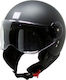 Motocubo Jeko Jet Helmet Black Matt M3H611MB