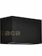 Aca Square Lamp Shade Black with Width 20cm