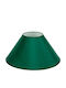 VK Lighting Conică Abajur Verde cu Diametru 35cm