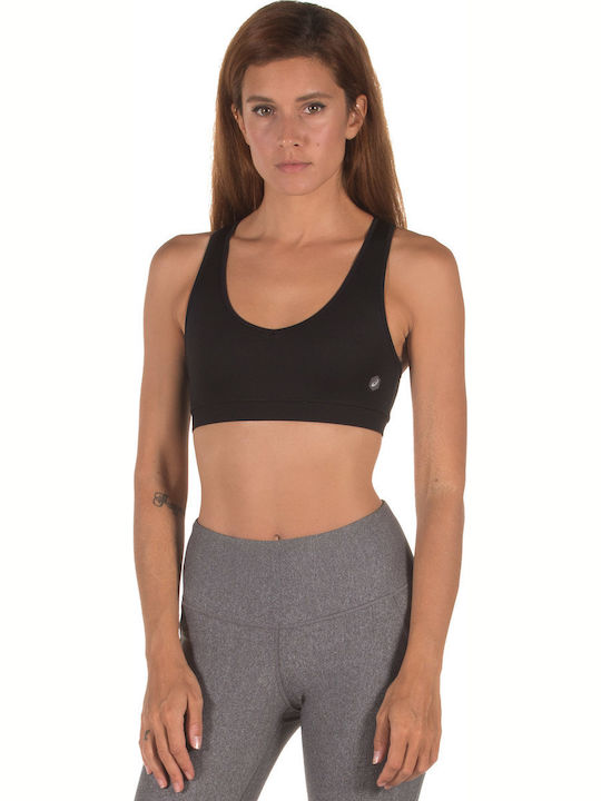 Low Support Women's Sports Bra without Padding Black