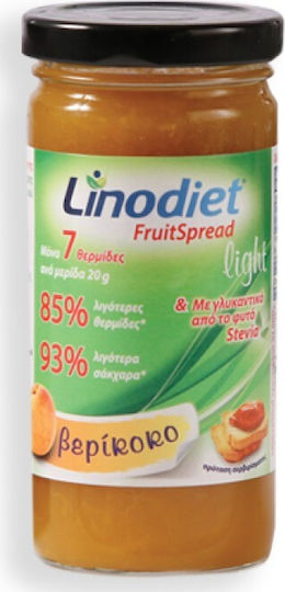 Linodiet Jam Βερίκοκο No Added Sugar 260gr