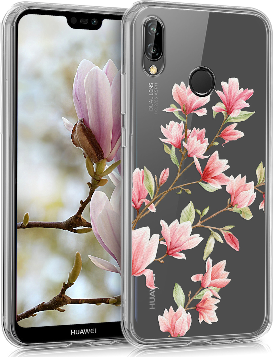 KWmobile Back Cover Σιλικόνης Magnolias (Huawei P20 Lite) Skroutz.gr