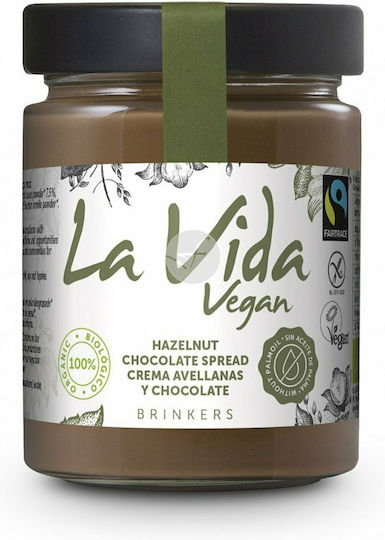 Brinkers Organic Praline Spread La Vida Vegan Spread with Chocolate & Hazelnut 270gr