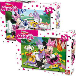 Kids Puzzle Minnie for 3++ Years 24pcs (Various Designs) 1pc King Puzzles