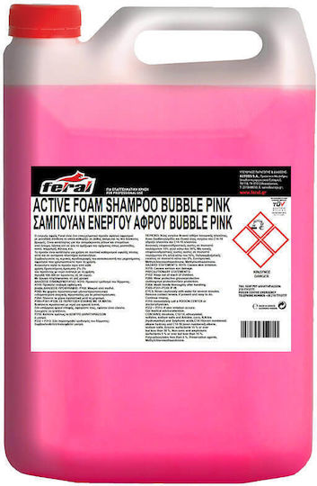 Feral Bubble Pink Autoshampoo mit Aktivschaum With Wax und Aroma Kaugummi 4lt