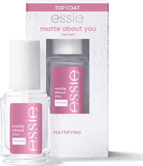 Essie About You Top Coat pentru lacuri de unghii obișnuite Matifiant 15ml