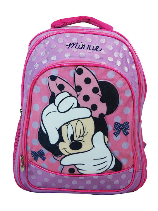 Minnie School Bag Backpack Elementary, Elementary in Lilac color