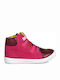 Leather Kids Boots with Zipper Fuchsia