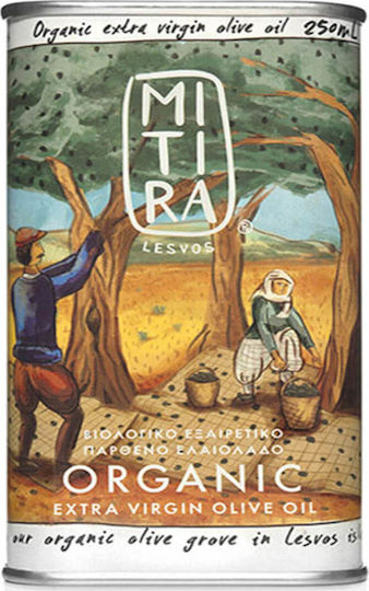 Mitira Lesvos Extra Virgin Olive Oil Organic Product Lesvos 250ml
