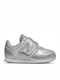 220 Kids Sneakers with Scratch Silver