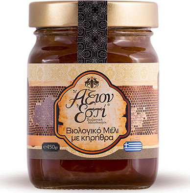 Axion Esti Organic Honey Με Κηρήθρα 450gr