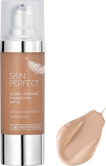 Seventeen Skin Perfect Ultra Coverage Waterproof Liquid Foundation SPF15 01 30ml