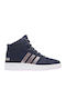 Hoops Hoops Mid 2.0 K Kids Sports Shoes Basketball with Laces Navy Blue