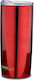 Nava Cooper Glass Thermos Stainless Steel Red 4...