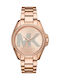 Michael Kors Bradshaw Watch with Pink Gold Metal Bracelet