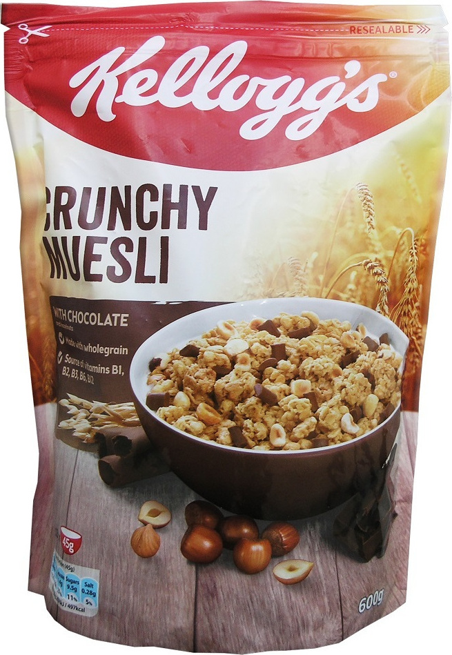 Kellogg's Crunchy Muesli Choco 600gr Skroutz.gr