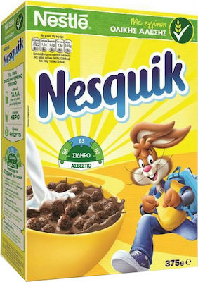 Nestle Зърнени храни Пшеница Nesquik Σοκολάτας Пълнозърнесто смилано 375гр 1бр