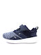 Comet V Kids Sports Shoes Running with Hoop & Loop Closure Navy Blue