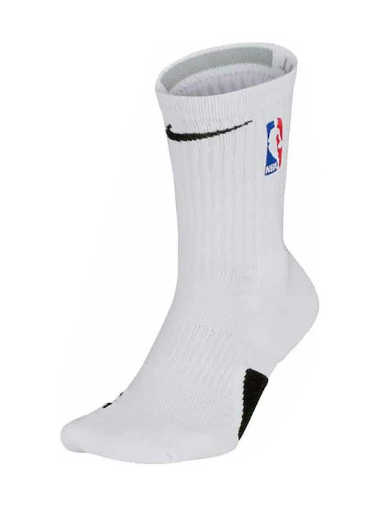 Nike Elite NBA Баскетболни Чорапи Бял 1 чифт
