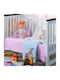 Morven Decke Babydecken Wickeltücher für Kinderzimmer Topitos 044 Samt Rosa 80x110cm