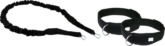 inSPORTline Byfaster RS1100 Resistance Band Gymtube Moderate Black 1.6m