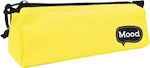 Mood Chrome Pencil Case Barrel with 1 Compartment Yellow