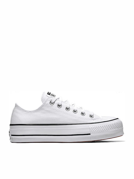 Converse Chuck Taylor All Star Lift Low Top Flatforms Sneakers White / Black