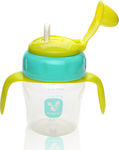 Cangaroo Non Slip Cup Educational Sippy Cup Plastic with Handles Blue for 6m+m+ 150ml 103018