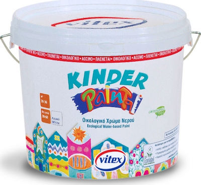 Vitex Kinder Paint Eco Plastik Farbe für Innenbereich Verwendung Weiß 750ml