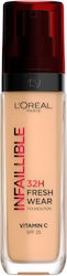 L'Oreal Paris Infaillible 32H Frische Wear Flüssig Make-up/Foundation 30ml
