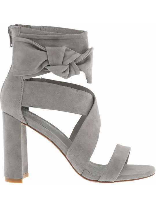 33190-252 Suede Πέδιλα Γκρι