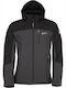 Kilpi Elio Herren Winter Jacke Softshell Wasserdicht und winddicht Gray